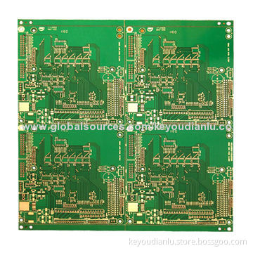 Immersion Gold PCB with Buried Via, Delivery in Time 100% Quality Control